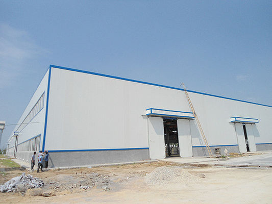 Fleksibel Struktur Baja Bangunan H Steel Beam Steel Truss