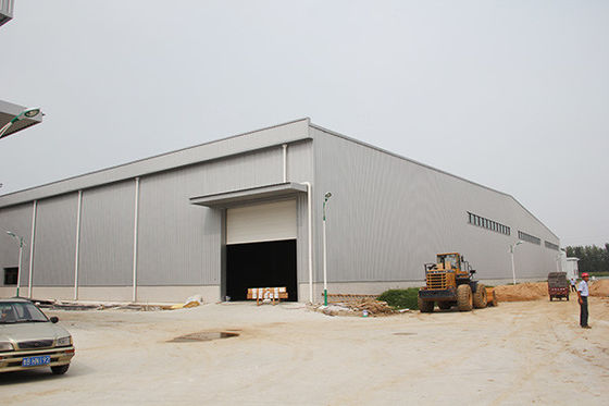 Modern Steel Frame Workshop Disesuaikan Besar Span Penggunaan Ruang