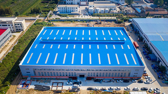 CE Bangunan Prefabrikasi Prefab Metal Workshop Q235B Q355B