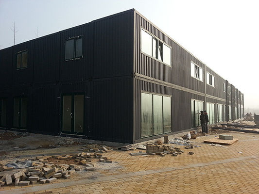 Gedung Perdagangan Supermarket ISO9001 Bangunan Kantor Modular Prefabrikasi
